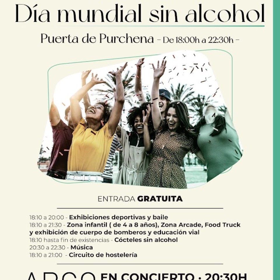 Cartel día sin alcohol