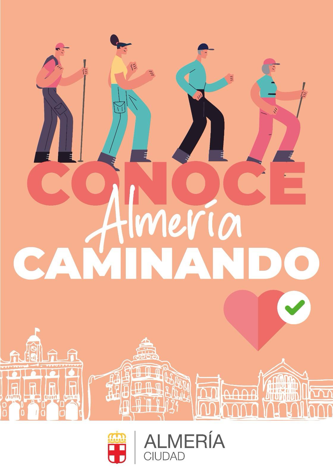 Cartel "Conoce Almería Caminando"