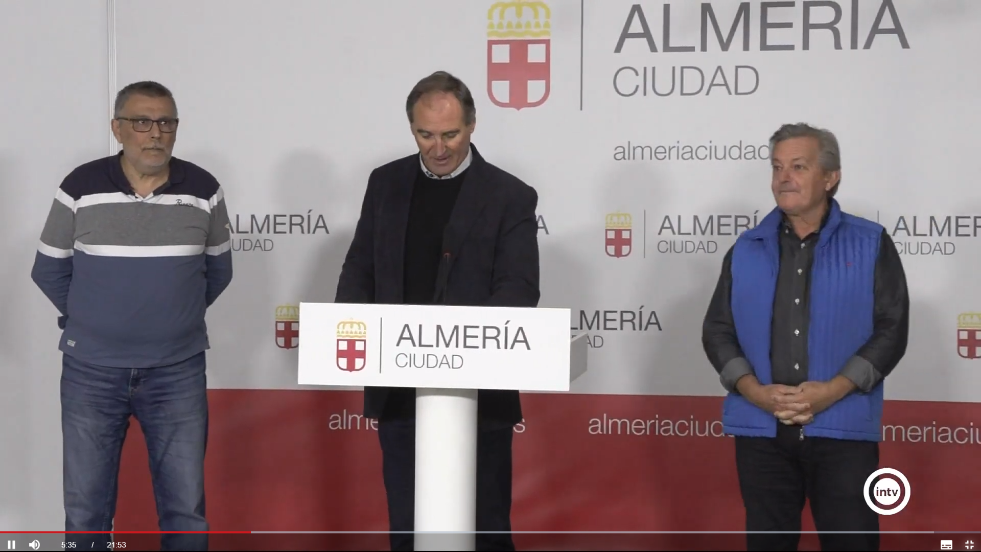 El Concejal Antonio Casimiro junto a Ginés Valera y Manuel González