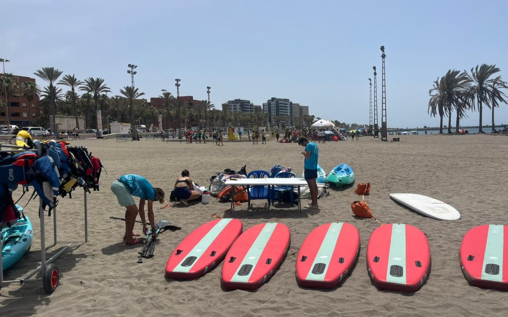 Actividades deportivas playas