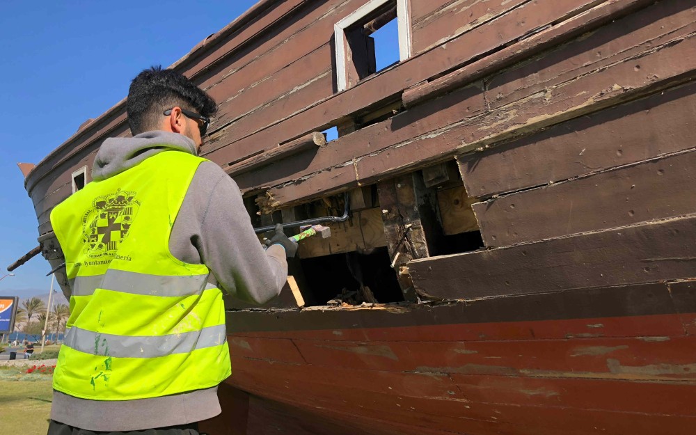 El Ayuntamiento inicia los trabajos de mejora de la Faluca Almeraya
