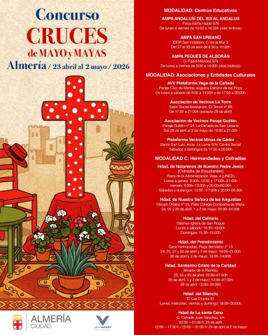 CONCURSO CRUCES DE MAYO Y MAYAS DE ALMERÍA 2026