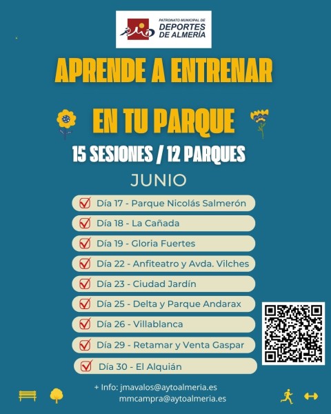 Entrena en tu parque