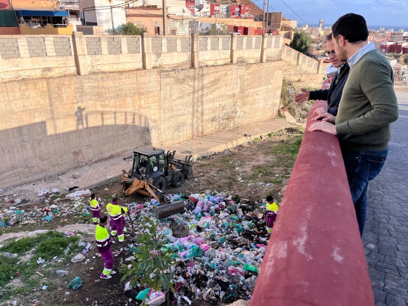 Operativo limpieza Barranco Caballar